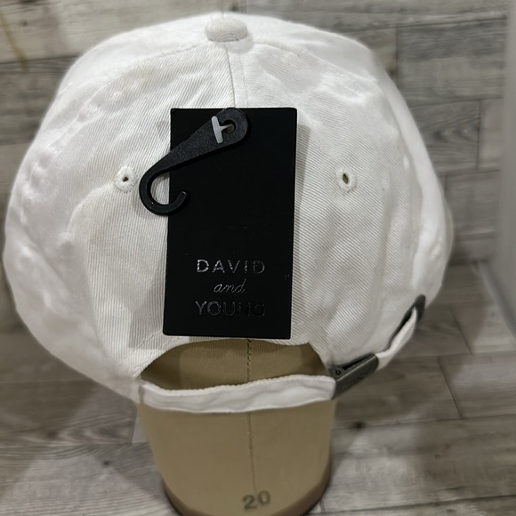 Fourth of July American flag sequins white baseball cap hat - Picture 5 of 7